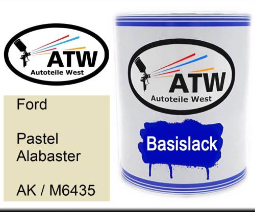 Ford, Pastel Alabaster, AK / M6435: 1L Lackdose, von ATW Autoteile West.